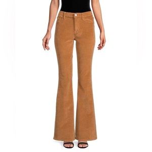 FRAME
Women's Green Le High Corduroy Flare Jeans